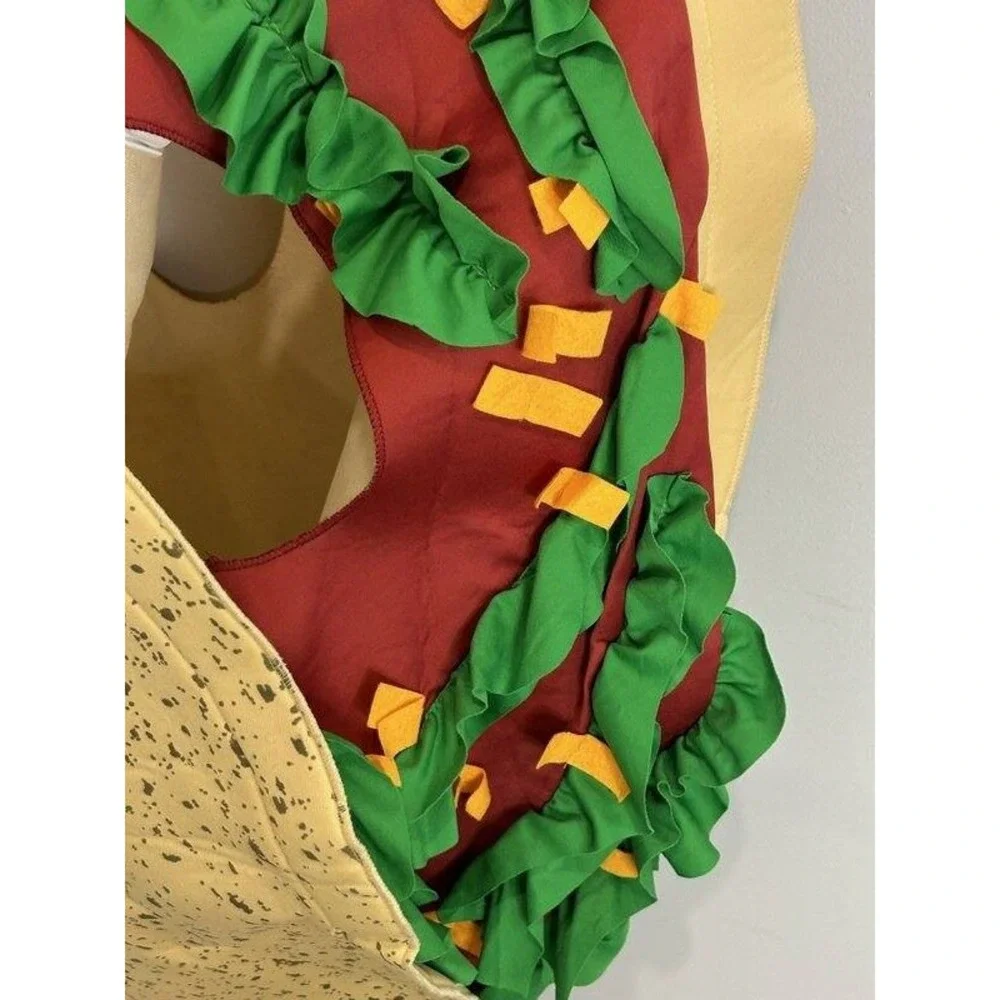 Taco Body Costume Adult One Size Fits Most Rasta Imposta Open New